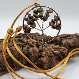 COLLARES ÁRBOL DE LA VIDA CUARZO UNAKITA