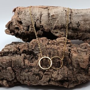 COLLARES DE ACERO INOXIDABLES BAÑADOS EN ORO COMPROMISO
