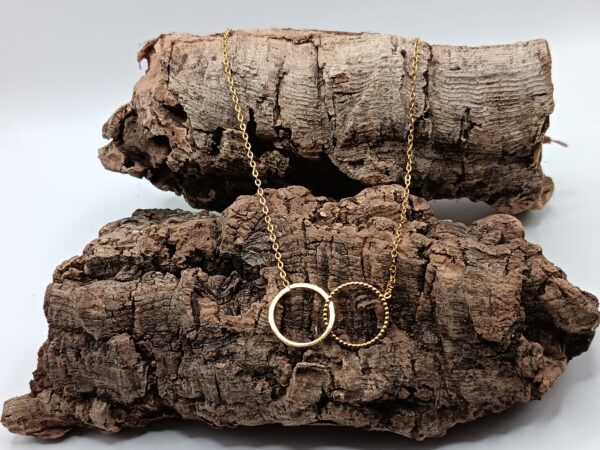 COLLARES DE ACERO INOXIDABLES BAÑADOS EN ORO COMPROMISO