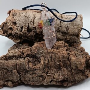COLLARES DE ACERO INOXIDABLE BAÑADOS EN ORO ARBOL DE LA VIDA 7 CHAKRAS