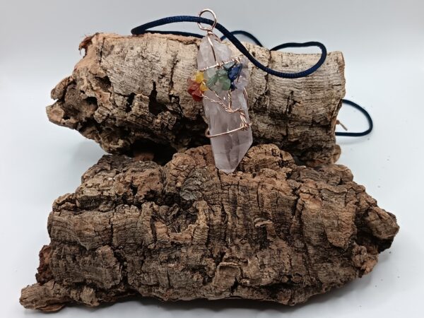 COLLARES DE ACERO INOXIDABLE BAÑADOS EN ORO ARBOL DE LA VIDA 7 CHAKRAS