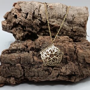 COLLARES DE ACERO INOXIDABLE BAÑADOS EN ORO TETRAGRAMATON