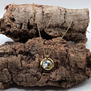 COLLARES DE ACERO INOXIDABLE BAÑADOS EN ORO HOJA, INFINITO, MANO DE FATIMA