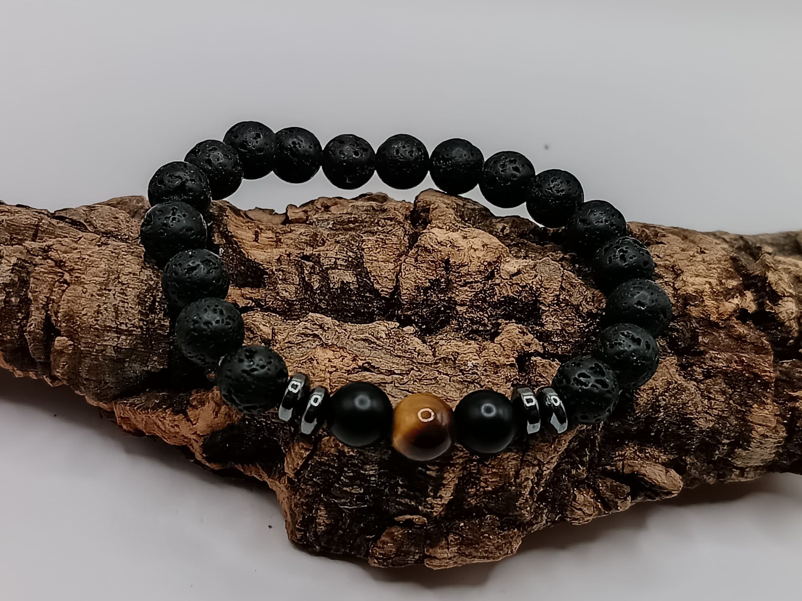 3 PIEDRAS OBSIDIANA, HEMATITE Y OJO DE TIGRE