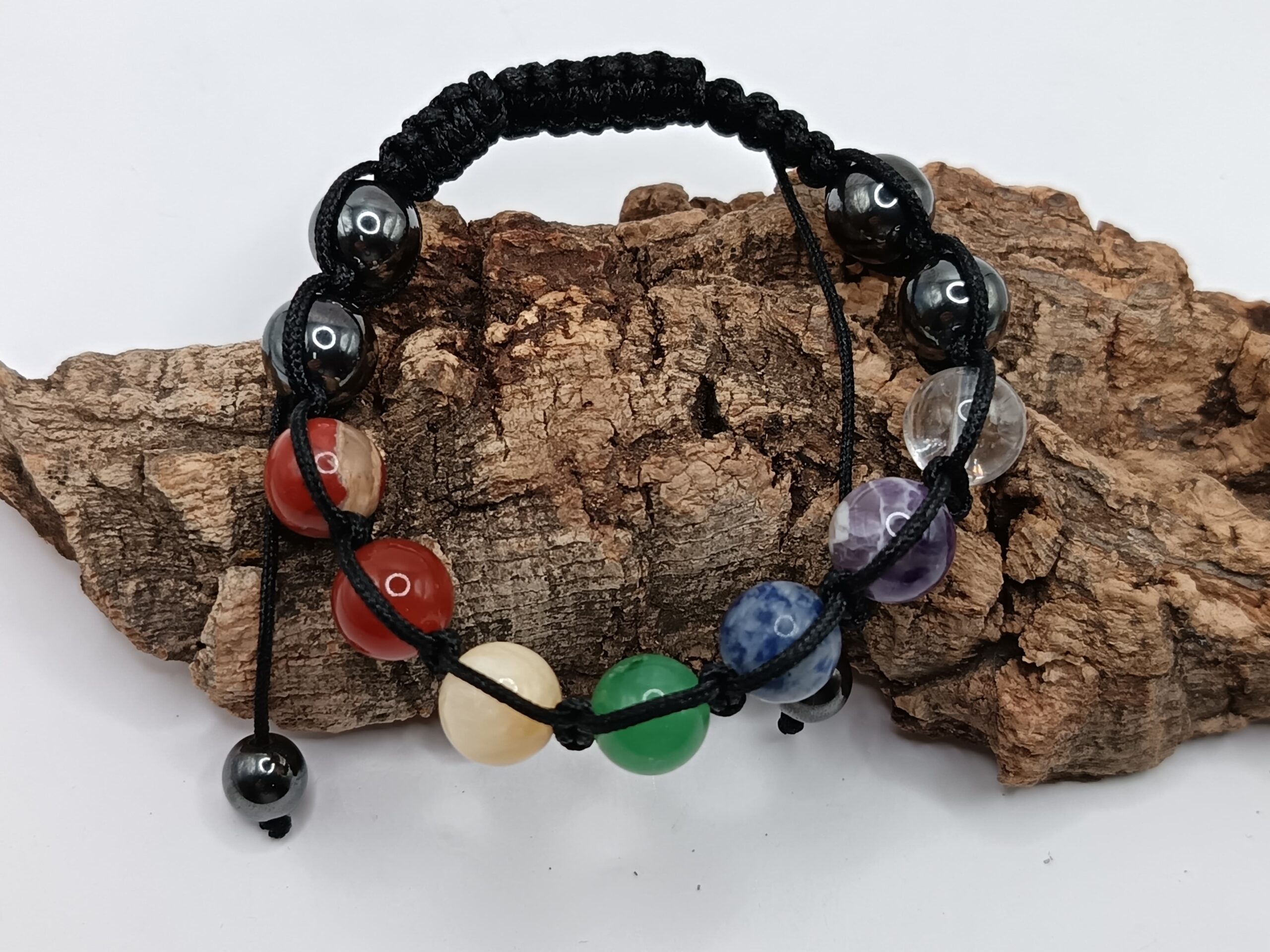 7 CHAKRAS CON HEMATITE