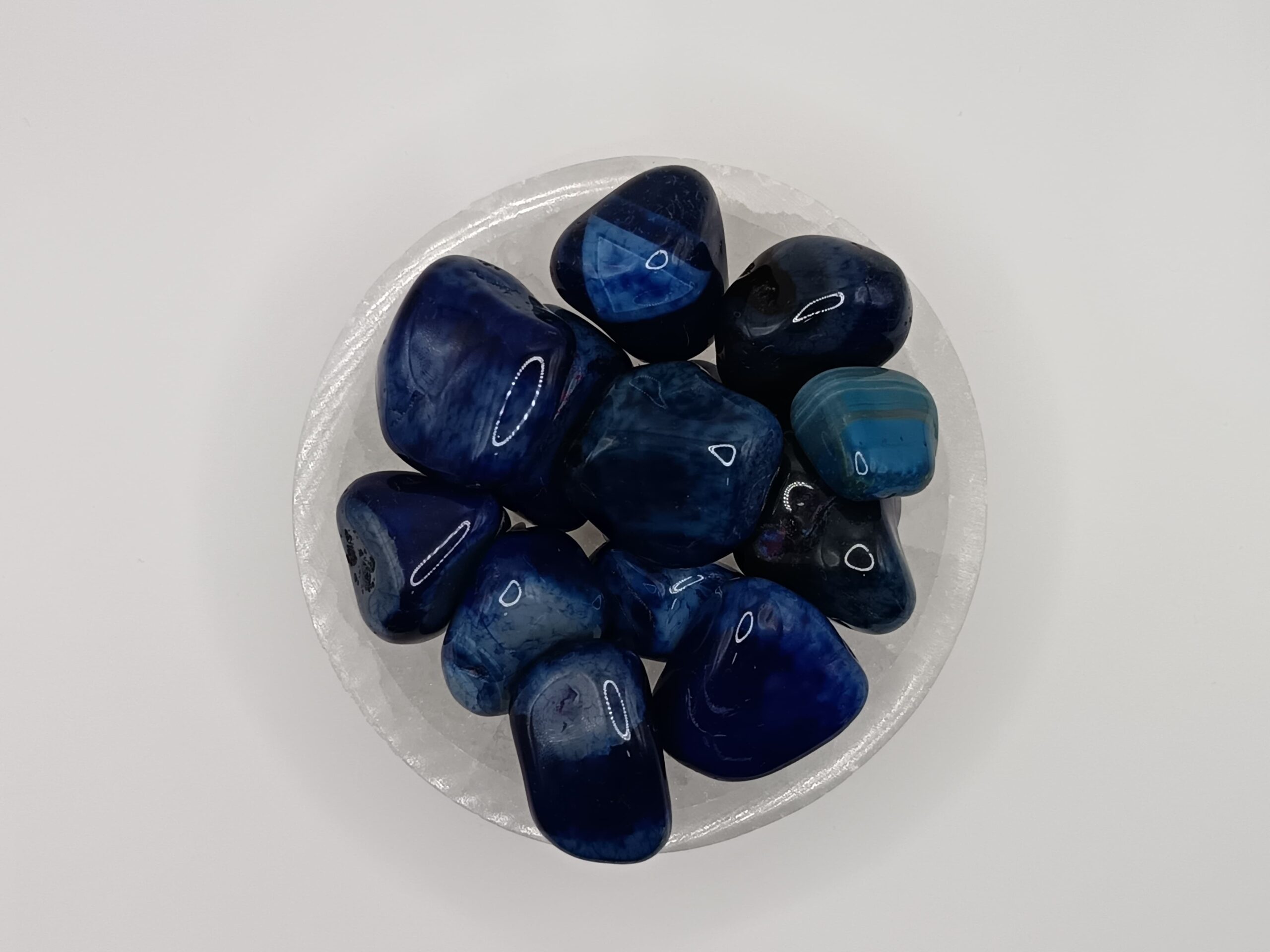 CANTO RODADOS DE ÁGATA AZUL - Imagen 2