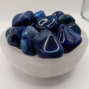 CANTO RODADOS DE ÁGATA AZUL