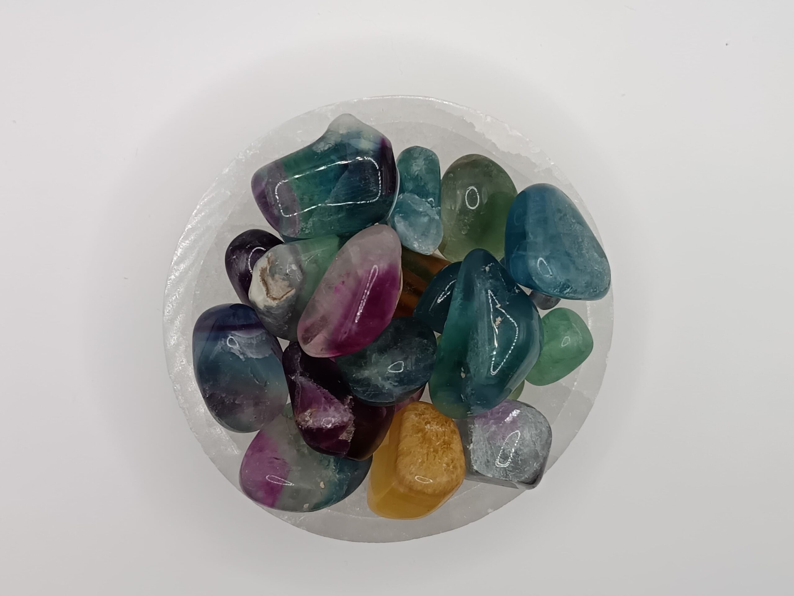 CANTO RODADO DE FLUORITA