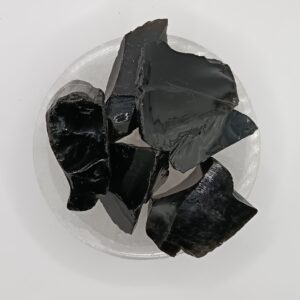 OBSIDIANA NEGRA EN BRUTO