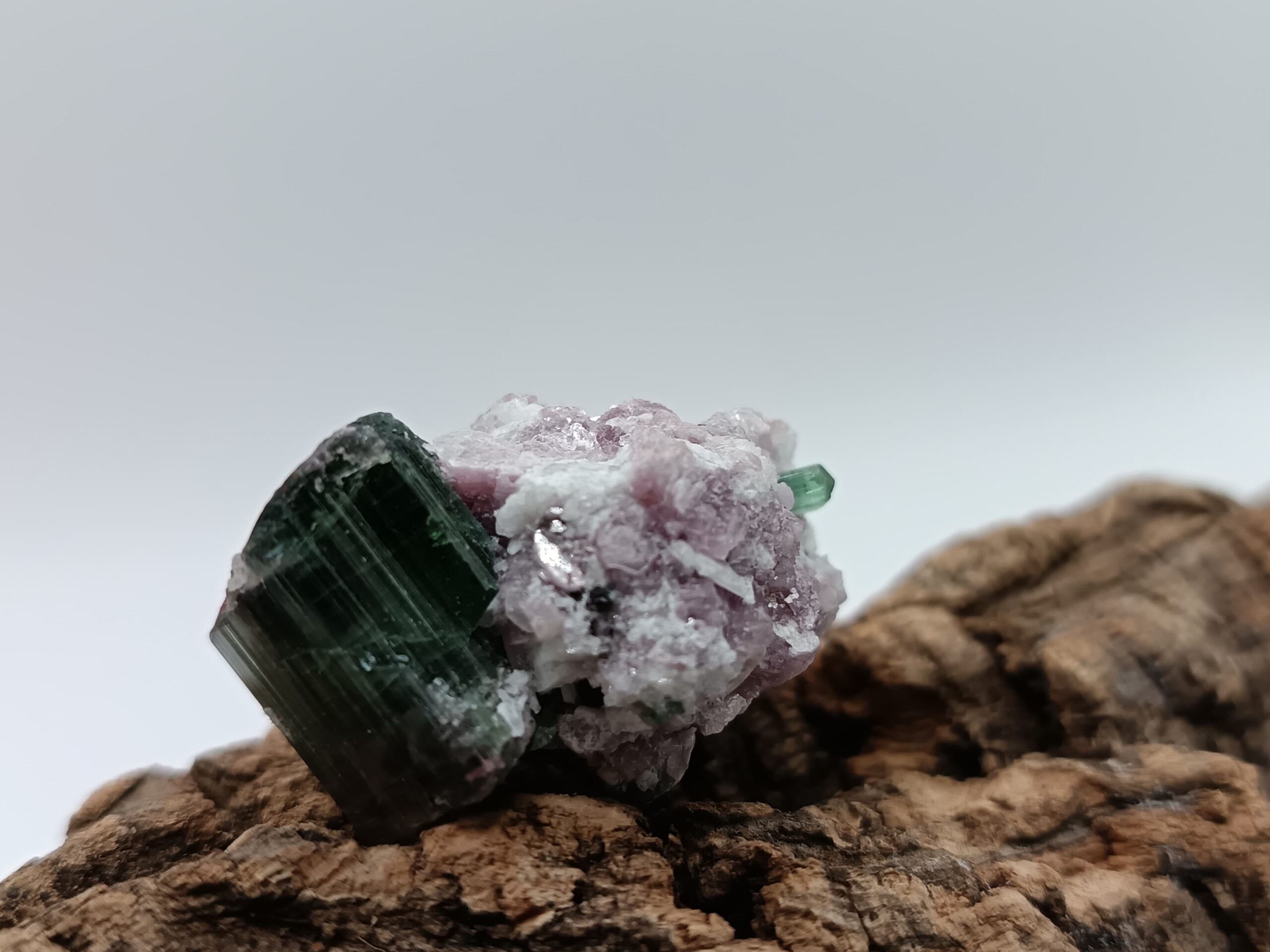TURMALINAS VERDE ROSA AZUL NEGRA MICA DE LEPIDONITA DE COLECCIÓN