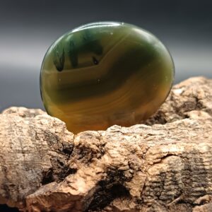 RODADO PLANO DE ĂGATA VERDE