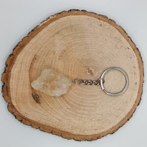 LLAVEROS DE CUARZO CITRINO EN BRUTO